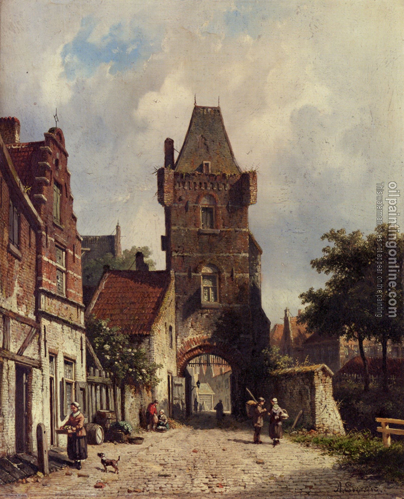 Eversen, Adrianus - In The Village